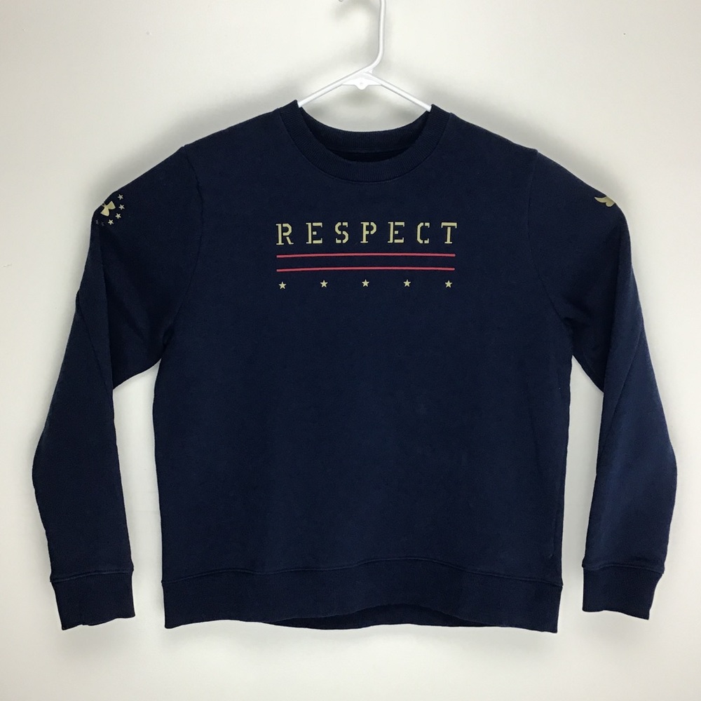 Under Armour Project Rock womens long sleeve crew neck sweatshirt XL